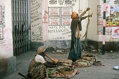 Snake charmers in Kolkata.