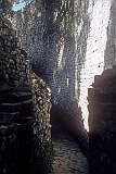 A passage in Great Zimbabwe, capital of the BaKalanga Kingdom of Zimbabwe, that existed around 1000–1450.