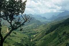 The road to Cashel, a village in Manicaland, located near the Mozambique border just north of the Chimanimani mountains.