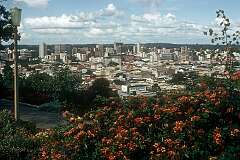 View of Harare,  capital and most populous city of Zimbabwe from The Kopje, a hill 1536 metres above sea level.