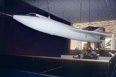 Washington, DC, USA - A Douglas D-558-2 Skyrocket, a rocket-powered research aircraft. On 20 November 1953 Scott Crossfield piloted it as a first to Mach 2, more than 2076 km/hour.
