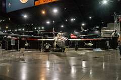 Dayton, Ohio, USA - The Northrop F-89J Scorpion, an all-weather fighter-interceptor; it had a radar operator in the rear seat guiding the pilot. It made its initial flight in August 1948 and deliveries to the Air Force began in July 1950.